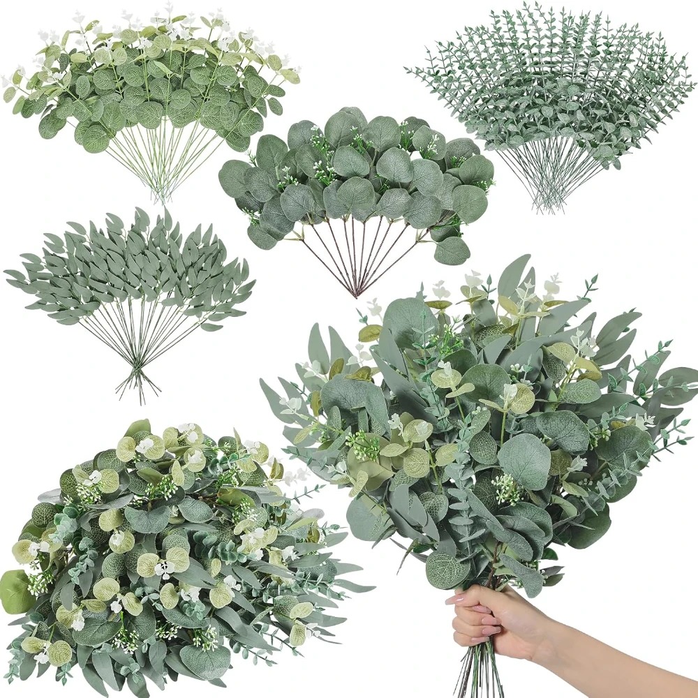 Eucalyptus Preserved - 20 szt. Gałązek z liśćmi eukaliptusa,