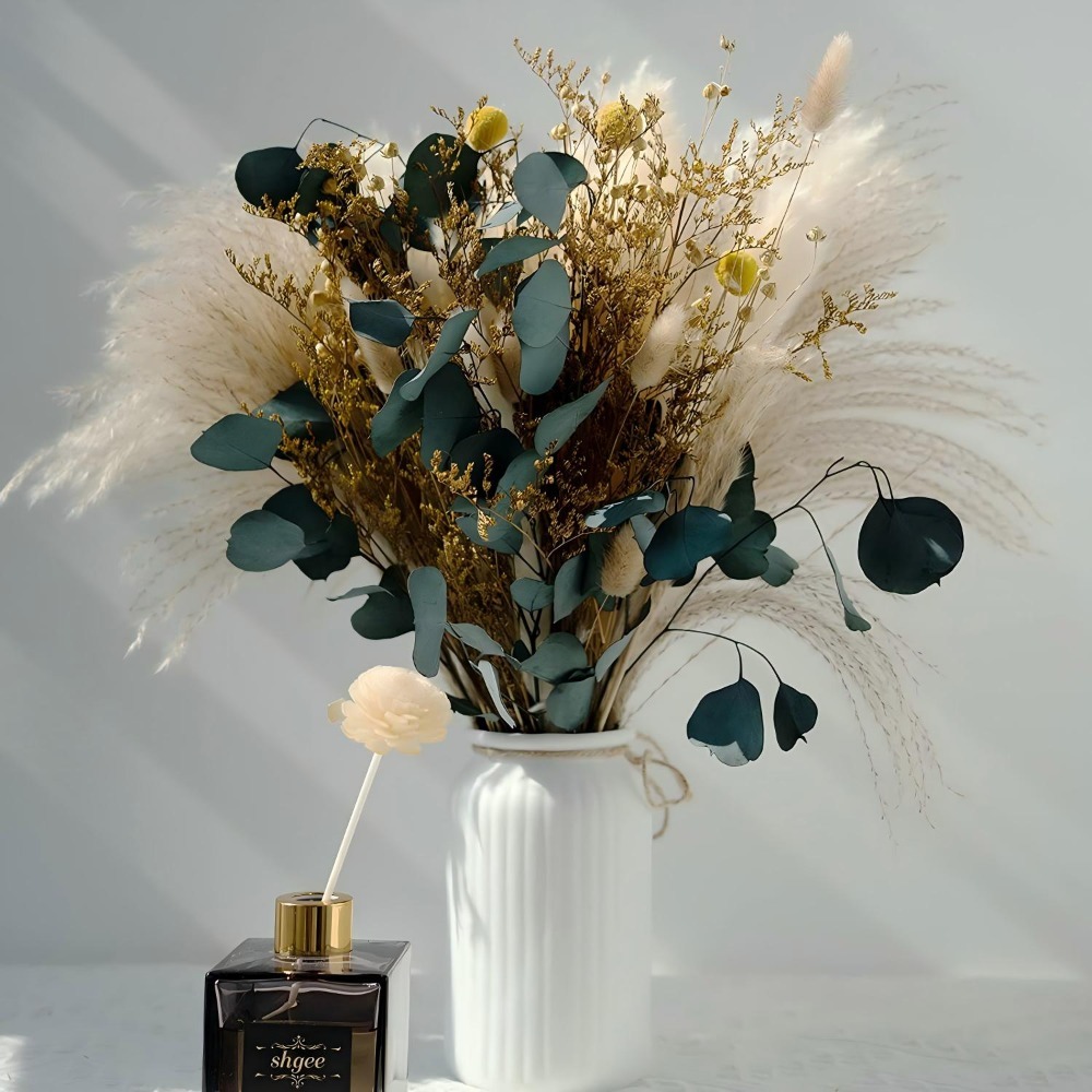 Naturalny bukiet suszonej traw – Eucalyptus Preserved recenzja i cena
