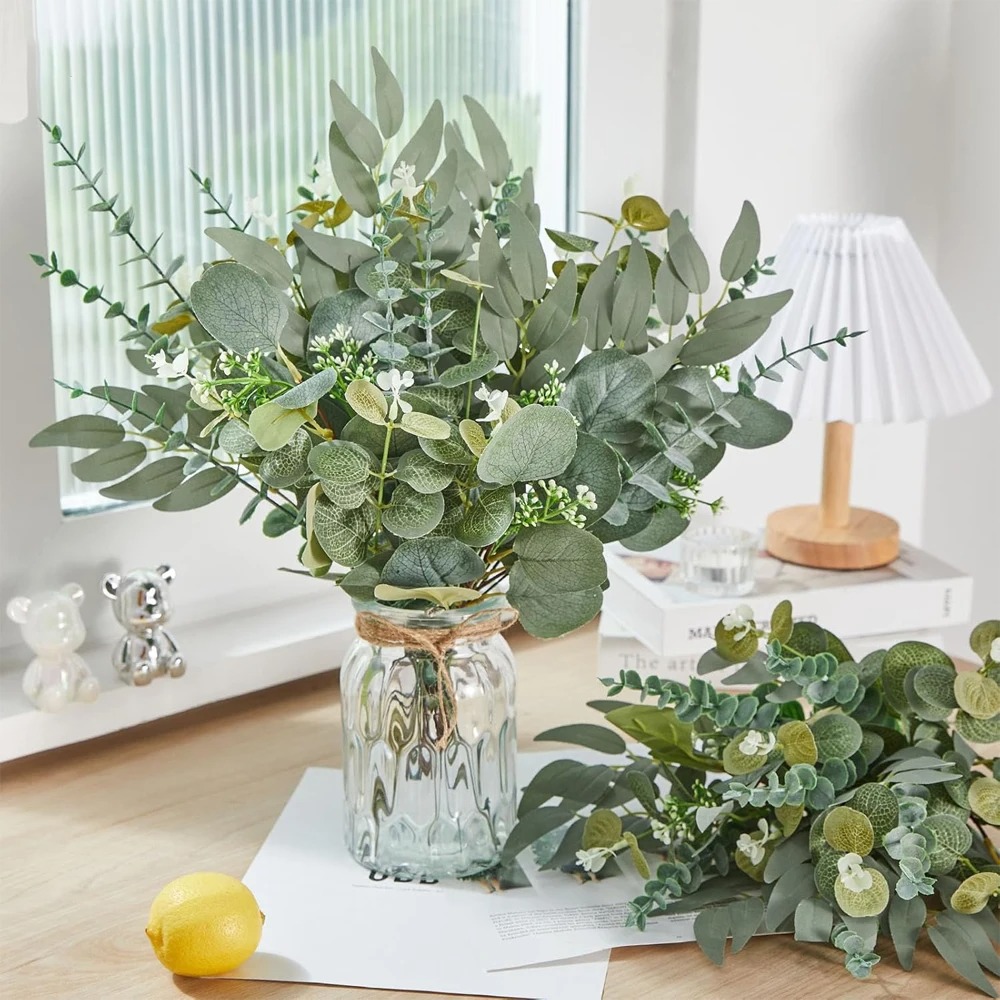 20 szt. Gałązek z liśćmi eukal – Eucalyptus Preserved recenzja i cena