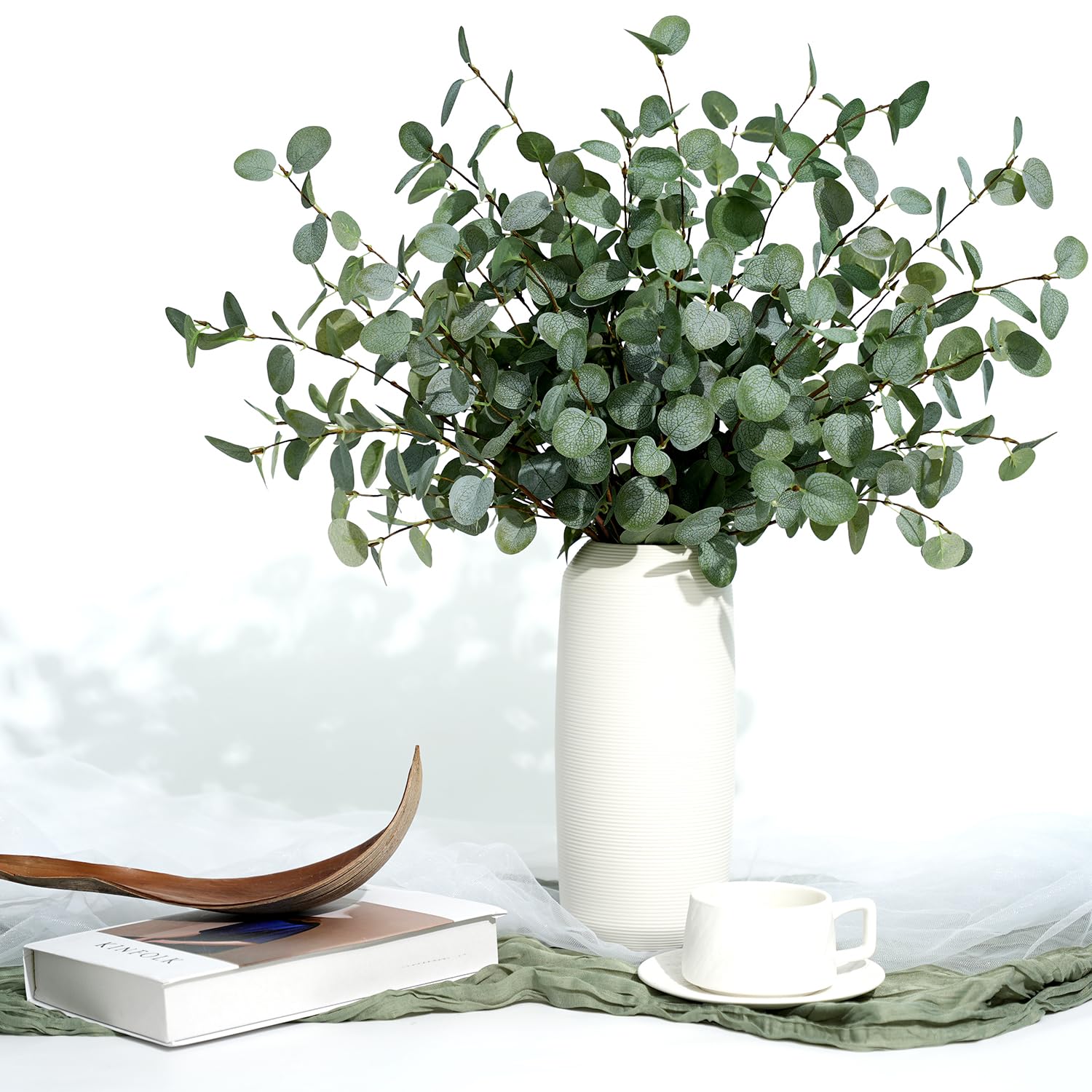 1/3 szt. Sztuczne gałązki euka – Eucalyptus Preserved recenzja i cena
